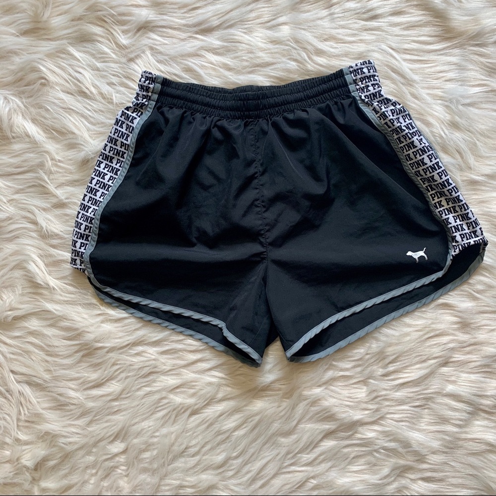VS PINK Black Running Shorts